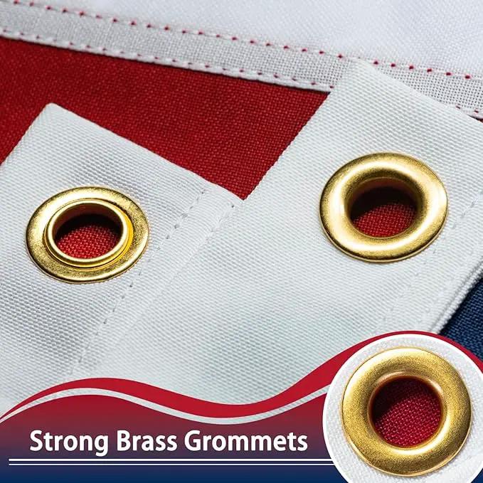 Texas Flag 2x3 ft Deluxe Super Tough Series, Heavy Duty Spun Polyester, All Weather TX Flag High Wind with Embroidered Stars, Brass Grommets, Sewn Stripes, Durable Texas Flags Outdoor Outside by GreenHaven Gardens