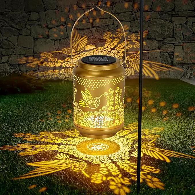 Hummingbird Solar Lanterns Outdoor Lights: Garden Decor Birthday Gifts for Women Mom Grandma Nana Aunt, Hanging Solar Lights Decoration Waterproof Outside for Yard, Patio, Backyard, Porch by GreenHaven Gardens