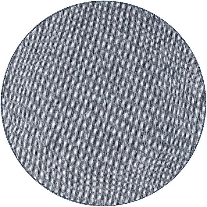 Keen Home Design Terrace Outdoor Round Rug - 5ft Round Washable Indoor/Outdoor Rug for Patio, Kitchen, Balcony, Beach, Garden, Deck and Porch, Size: 5'3" Round by GreenHaven Gardens