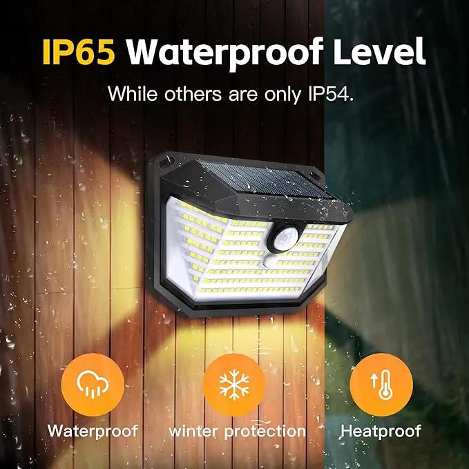 Solar Lights Outdoor Motion Sensor, 178 LED 300LM Waterproof IP65, Wall Mounted Security Light with 3 Modes, 270° Wide AngleWide Angle, Solar Powered for Garden, Yard, Patio, Front Door(8Pack) by GreenHaven Gardens