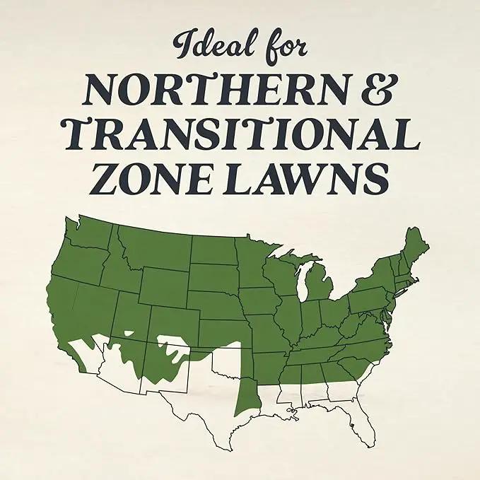 O.M. Scott and Sons Tall Fescue Blend Grass Seed, Fertilizer and Soil Improver, Naturally Crowds Out Weeds, Covers Up to 2,000 sq. ft., 8 lbs. by GreenHaven Gardens