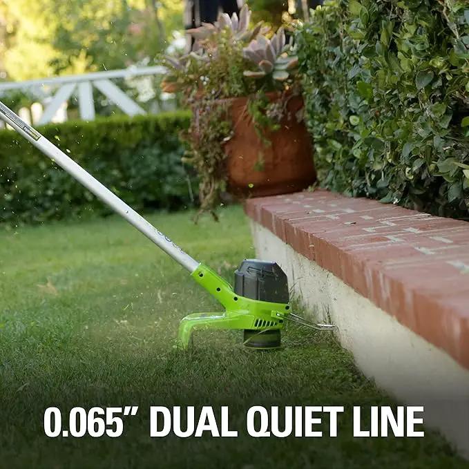 Greenworks 40V 12" Cordless String Trimmer, 2.0Ah Battery and Charger Included by GreenHaven Gardens