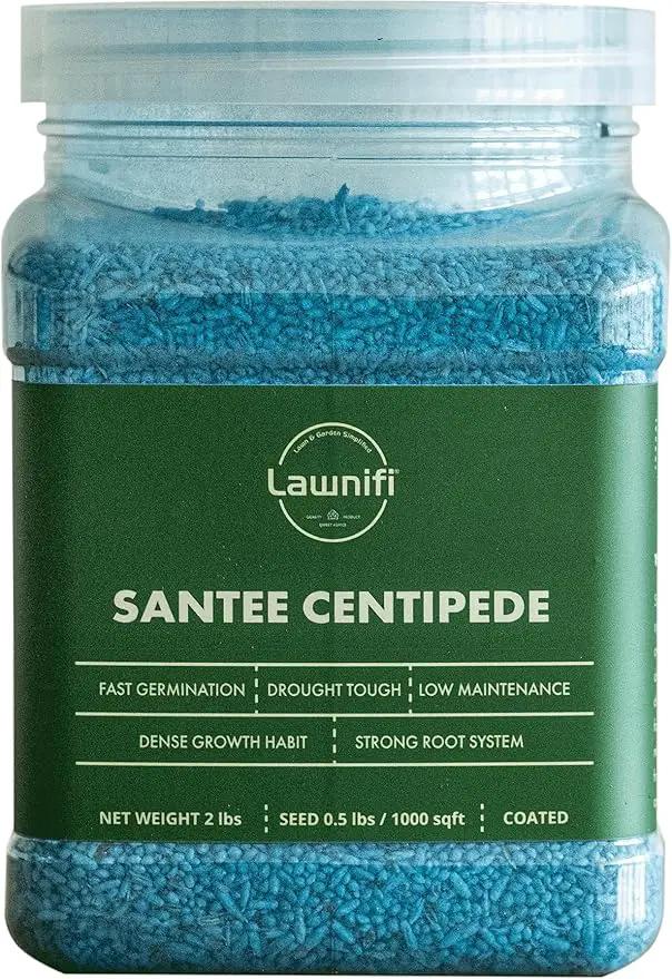 Lawnifi Santee Centipede Grass Seeds for Lawn, 2 lbs Covers 4,000 Sq Ft by GreenHaven Gardens