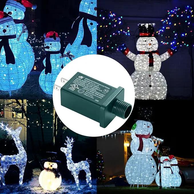 Replacement Yard Inflatable Adapter Power Supply Adaptor - 12V 1.0A 1Pcs -Inflatable Plug Replacement Class 2 Power Supply - Green - for Halloween Yard Blow Up Decorations by GreenHaven Gardens