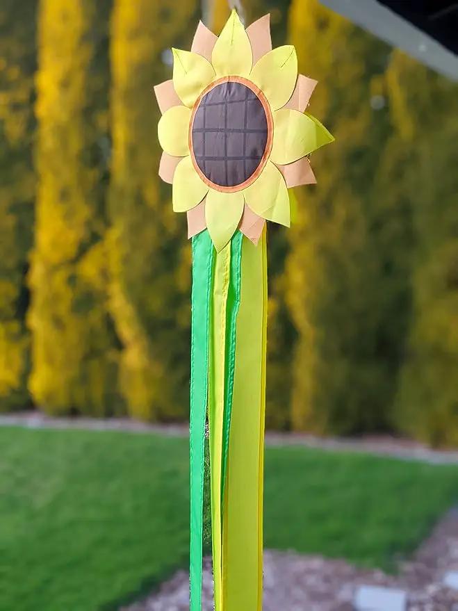 Madrona Brands Sunflower Windsock | Durable Outdoor Hanging Decoration | Yard, Garden, Patio, Home and More | 42-Inch by GreenHaven Gardens