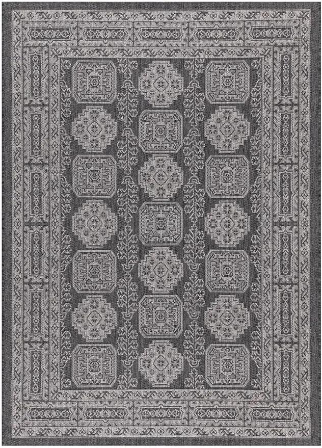 Keen Home Design Terrace Outdoor Area Rug - 5x8 Washable Indoor/Outdoor Rug for Patio, Kitchen, Balcony, Beach, Garden, Deck and Porch, Size: 5'3"x7'7" by GreenHaven Gardens