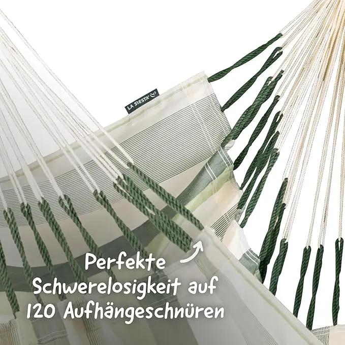 LA SIESTA® - XL King Domingo Hammock Swing Chair & CasaMount - Weather & Tear Resistant Hanging Chair - Outdoor Indoor Hammock Chair w/Suspension Kit for Walls Ceilings Square Beams - Cedar by GreenHaven Gardens