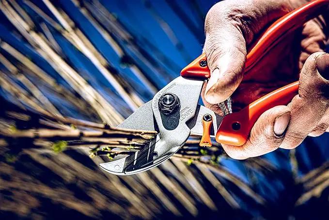 Original LÖWE Profi Anvil Prunner Garden Tools 8.107 with Bypass Geometry | Robust & Sharp Hedge Trimmer | Use as Pruners, Garden Shears, Handheld, Pruning Shears for Gardening | Made in Germany by GreenHaven Gardens