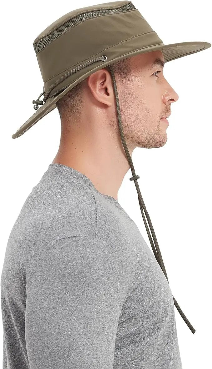 Cimarron Wide Brim Safari Sun Hat for Women & Men – UPF 50+ Outdoor Fishing Hat | Hiking, Running Travel Sun Protection Hat by GreenHaven Gardens