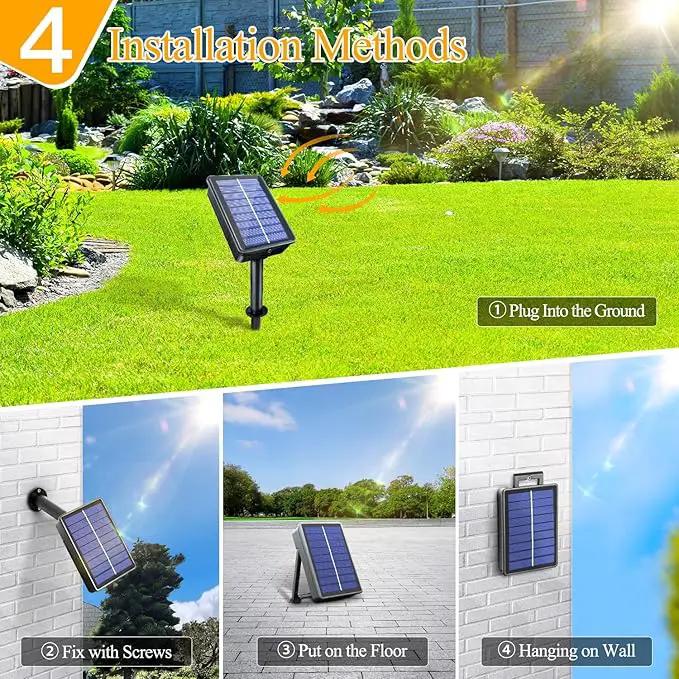 Ollny Solar Outdoor Lights, 2 Pack Total 132FT 400LED Solar Fairy Lights, IP67 Waterproof 8 Modes String Lights for Tree Yard Garden Patio Party, Cool White by GreenHaven Gardens