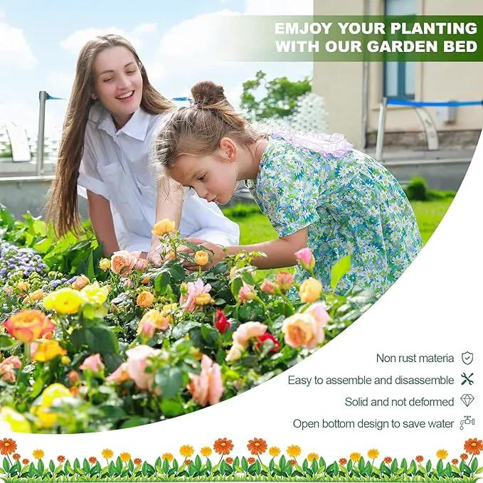 Land Guard 12×4×1ft Galvanized Raised Garden Bed Kit for Vegetables, Galvanized Super Large Metal Planter Raised Garden Boxes Outdoor(359 Gallon Capacity)… by GreenHaven Gardens