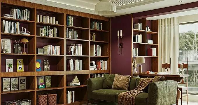 Dimoon 236''x17.7'' Red Peel and Stick Wallpaper Contact Paper Modern Self Adhesive Wall Paper Removable Renter Friendly Textured Solid Color Shelf Cabinet Vinyl Roll (236''x17.7'',Retro Red) by GreenHaven Gardens