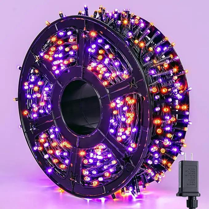 JMEXSUSS 800 LED Christmas Lights Outdoor, 173ft 8 Modes Christmas Tree Lights Warm White, Waterproof Christmas Twinkle String Lights Plug in for House Party Wedding Xmas Indoor Decorations by GreenHaven Gardens