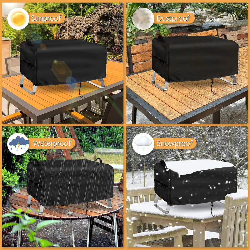 Kingling Grill Cover Fits for NXR 3 Burner Portable Gas Grill, 25 inch Waterproof Outdoor Grill Cover Barbecue Cover (Cover Only) - 25" L x 18" W x 15" H by GreenHaven Gardens