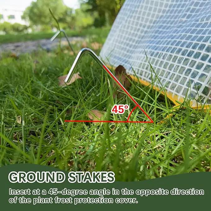 47.2" *14.6" *13.4" Foldable Garden Row Accelerator Plants Cover for Raised Garden Bed, Mini Greenhouse Cover with Two Air Hole and Breathable Mesh, Frost Cover for Plant Vegetable Seedling Protector by GreenHaven Gardens