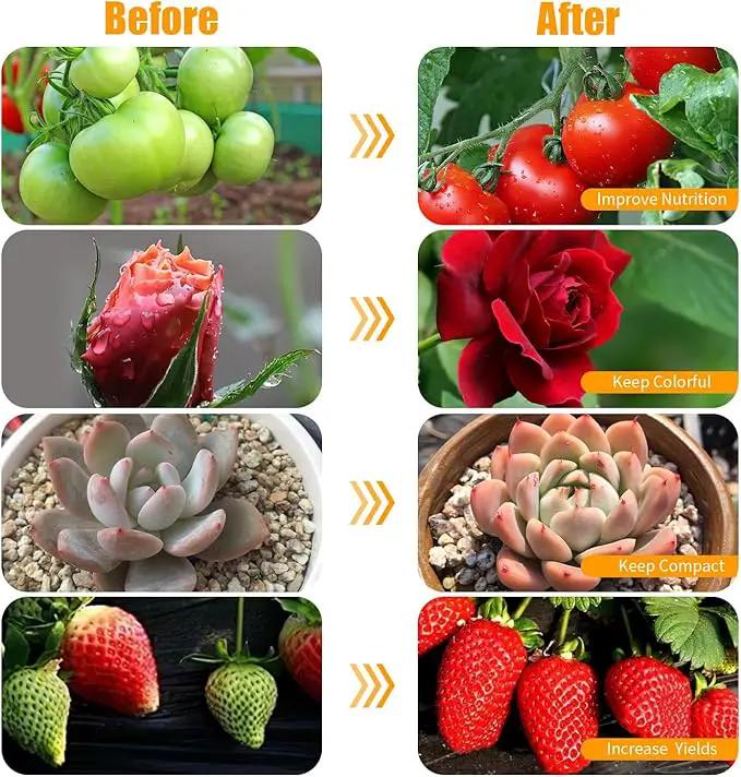 Grow Lights for Indoor Plants, 168 LEDs Clip Plant Lights, Full Spectrum LED Plant Growing Lamps with Flexible Gooseneck 4/8/12/18H Timer, 3 Spectral Modes, 10 Dimmable Levels, 2 Pack by GreenHaven Gardens