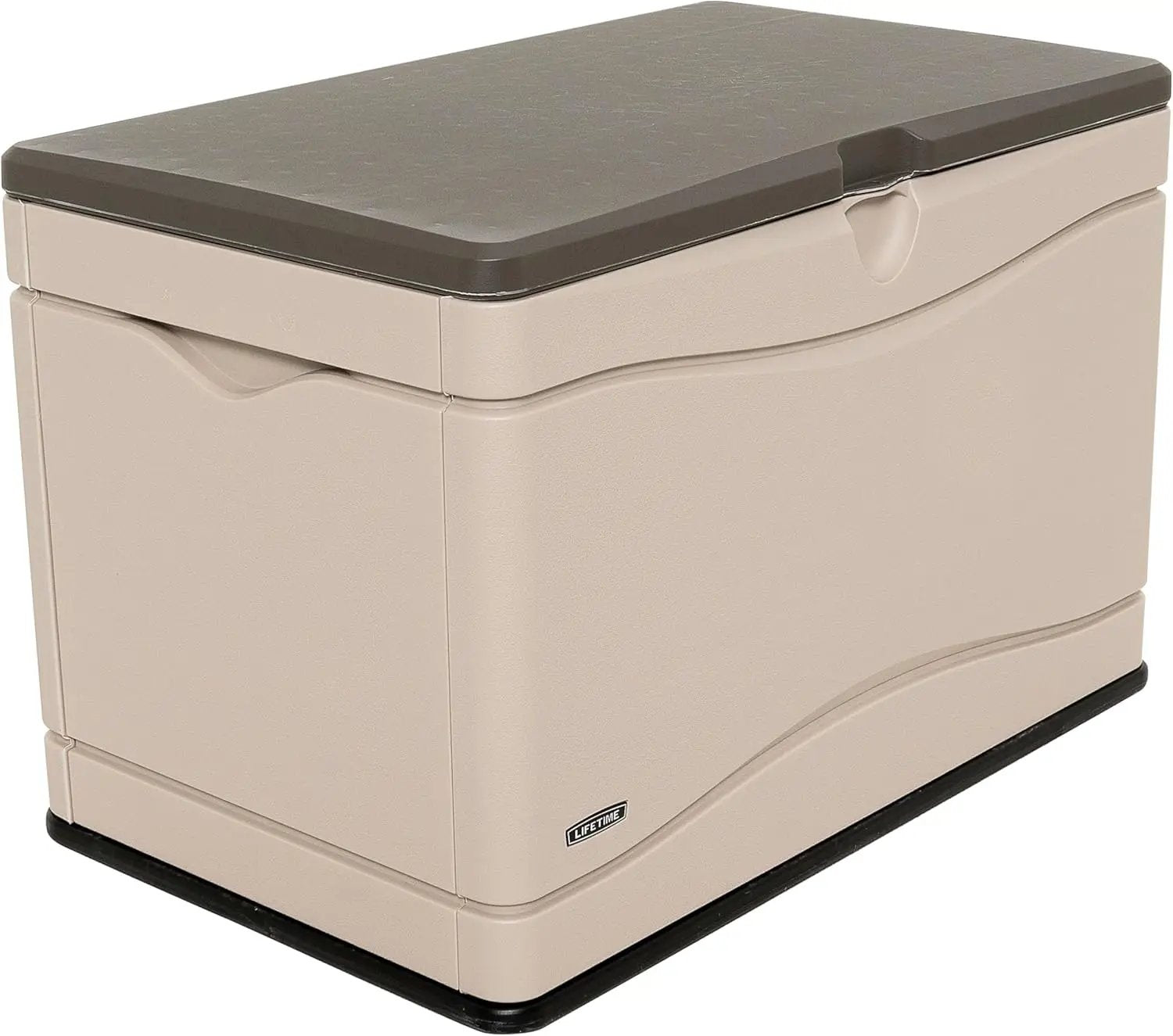 Lifetime 60103 Deck Storage Box, 80 Gallon, Desert Sand/Brown by GreenHaven Gardens