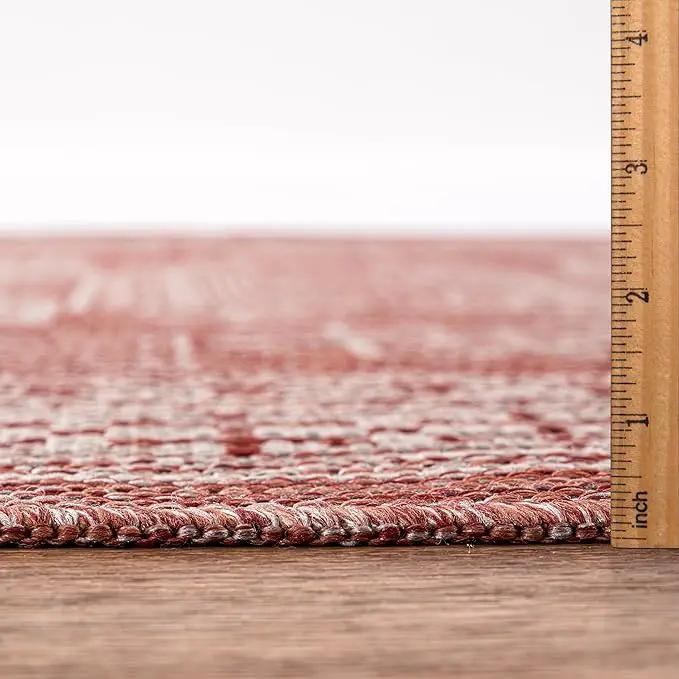 Keen Home Design Terrace Outdoor Area Rug - 5x8 Washable Indoor/Outdoor Rug for Patio, Kitchen, Balcony, Beach, Garden, Deck and Porch, Size: 5'3"x7'7" by GreenHaven Gardens
