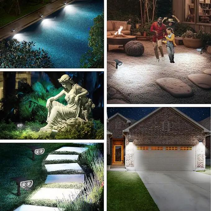 Linkind StarRayS Solar Lights Outdoor, Bright Solar Spot Lights Outdoor, IP67 Waterproof Spotlights for Garden, Yard, Landscape, Walkway, Daylight, 6 Pack by GreenHaven Gardens