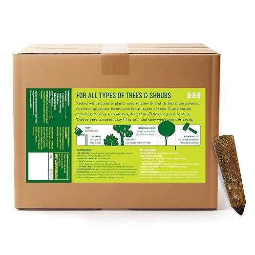 Tree & Shrub Fertilizer Spikes (72 Spikes - 18.0 Lbs) by GreenHaven Gardens