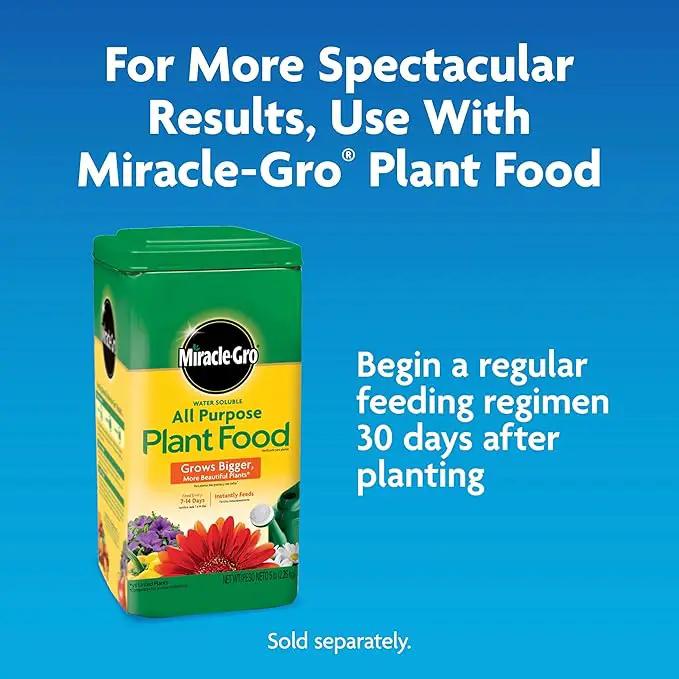 Miracle-Gro Moisture Control Potting Mix, For Container Plants, Protects against Over- and Under-Watering, 8 qt., 3-Pack by GreenHaven Gardens