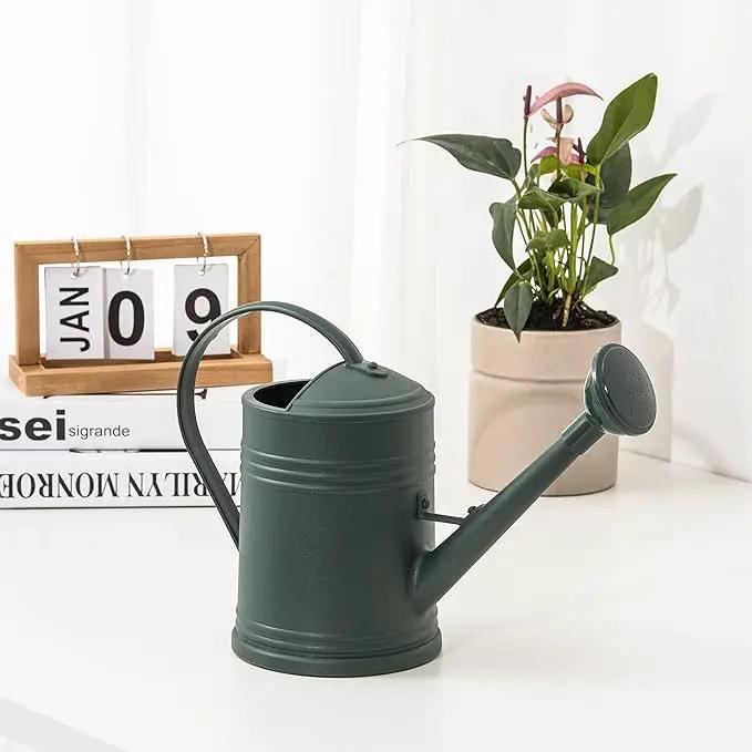Plastic Indoor Watering Can with Sprinkler Head - 68 oz, 1/2 Gallon by GreenHaven Gardens