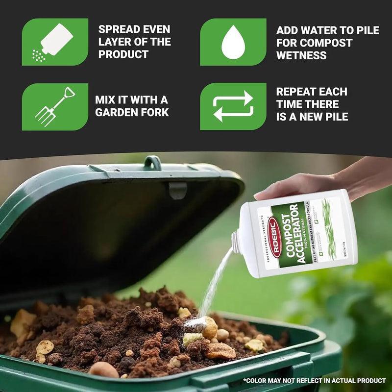 Roebic CA-1 Bacterial Compost Accelerator: 2.5 pounds, for faster composting by GreenHaven Gardens