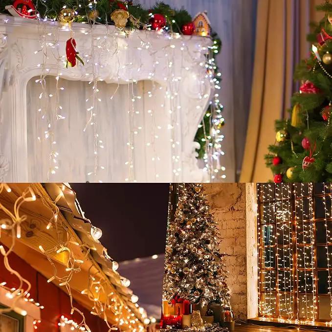 2 Pack 36ft 100 LED Battery Operated String Lights with Remote Timer Waterproof 8 Modes String Lights for Bedroom, Garden, Easter, Party, Christmas Indoor and Outdoor Decorations -Cool White by GreenHaven Gardens