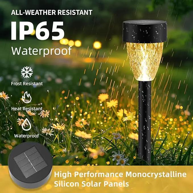 12 Pack Solar Lights Outdoor Waterproof, New Upgraded Solar Garden Lights Up to 12 Hrs Auto On/Off,Solar Pathway Lights Outdoor Outside Lights for Yard Patio,Lawn,Landscape and Pool Decor(3000K) by GreenHaven Gardens
