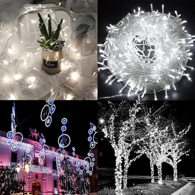 Decute 800 LED 272FT Christmas String Lights 8 Modes with Timer Function, Waterproof Twinkle Fairy Lights for Christmas Tree Party Wedding Yard Garden Outdoor Indoor Decorations, Cool White by GreenHaven Gardens