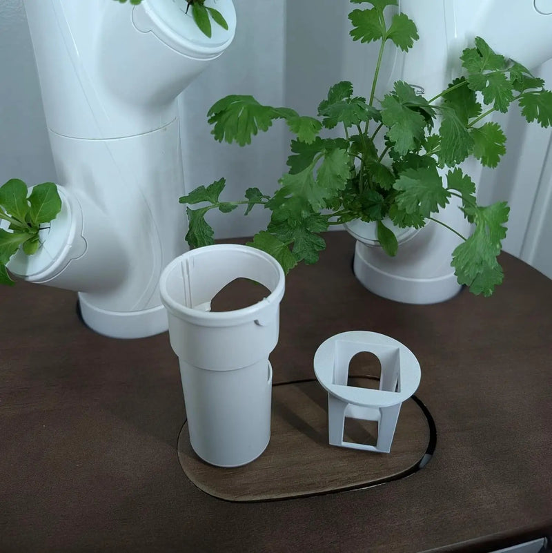 Grow Cubes for Hydroponic System/Compatible with Gardyn (10 Grow Cubes / 10 Mix caps) by GreenHaven Gardens