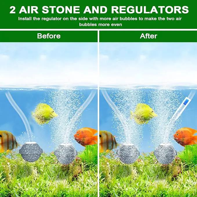Solar Pond Aerator with Air Pump, 3 Modes(18H/36H/72H) Solar Aerator for Ponds Outdoor, 4W & 2200 mAh Solar Powered Air Pump with Bubble Regulator for Small Fish Pond, Stock Tank, Aquarium Hydroponics by GreenHaven Gardens