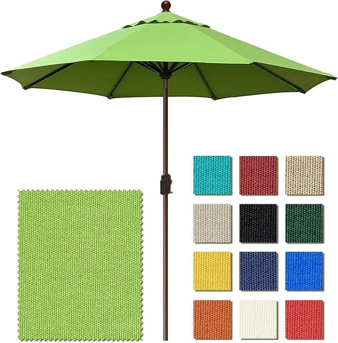 EliteShade USA 10-Year-Non-Fading 9Ft Market Umbrella Patio Umbrella Outdoor Table Umbrella with Ventilation, Macaw Green by GreenHaven Gardens