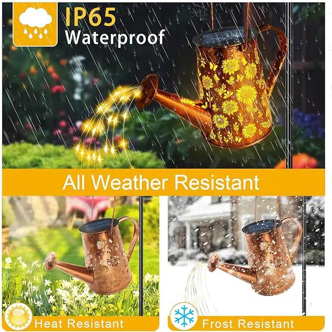 Solar Watering Can Lights, Sunflower Mother's Day Gifts for Women Mom Grandma Birthday, Large Hanging Solar Lantern Waterproof Outdoor Garden Decorations for Yard Porch Landscape Patio Pathway by GreenHaven Gardens