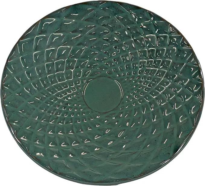 Sunnydaze Rennes Outdoor Ceramic Bird Bath - 22.5" H - UV- and Frost-Resistant - Glazed Bowl and Pedestal with Turquoise Finish by GreenHaven Gardens