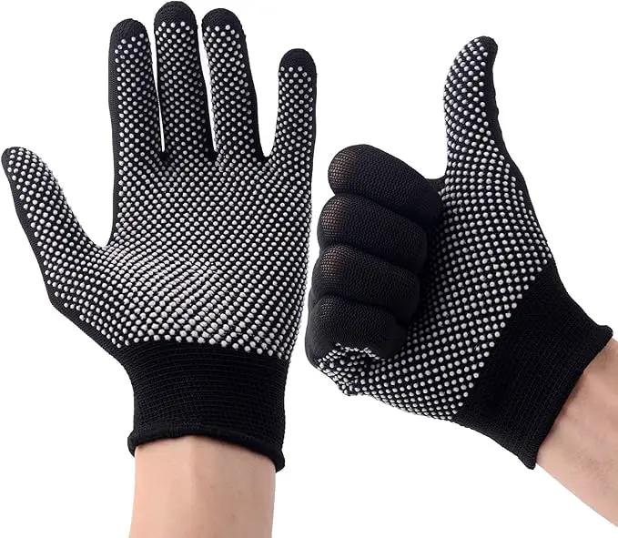 24Pcs Work Gloves Anti-slip Knitted Stretchy Cloth Glove Thin Moist Glove Liners by GreenHaven Gardens