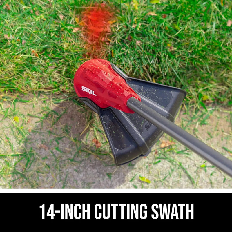SKIL 40V 14 in.String Trimmer Kit with Twist Load Including 2.0Ah Battery and 60W Charger-LT1400C-11 by GreenHaven Gardens
