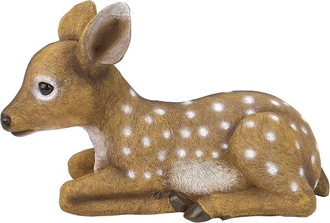 Design Toscano QM2787100 Darby, The Forest Fawn Baby Deer Statue, full color by GreenHaven Gardens
