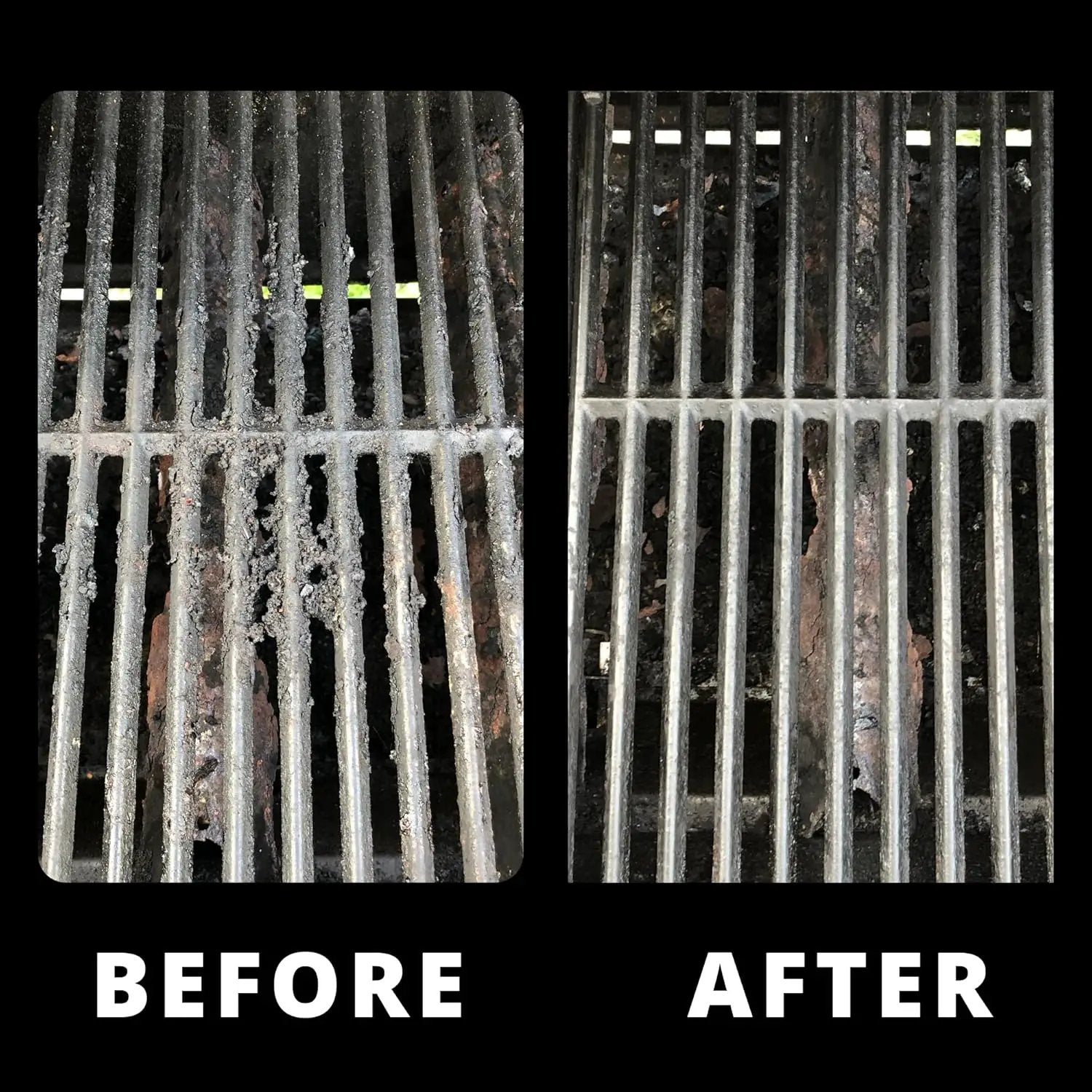 Grill Rescue BBQ Replaceable Scraper Cleaning Head, Bristle Free - Durable and Unique Scraper Tools for Cast Iron or Stainless-Steel Grates, Barbecue Cleaner (Non Scraper Brush) by GreenHaven Gardens