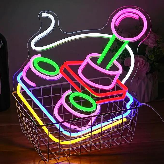 Alkkign Gamer Neon Sign for Wall Decor Game Controller Neon Signs Gaming Neon Light for Gamer Room Decor Game LED Sign for Teen Boys Room Gaming Room Decoration by GreenHaven Gardens
