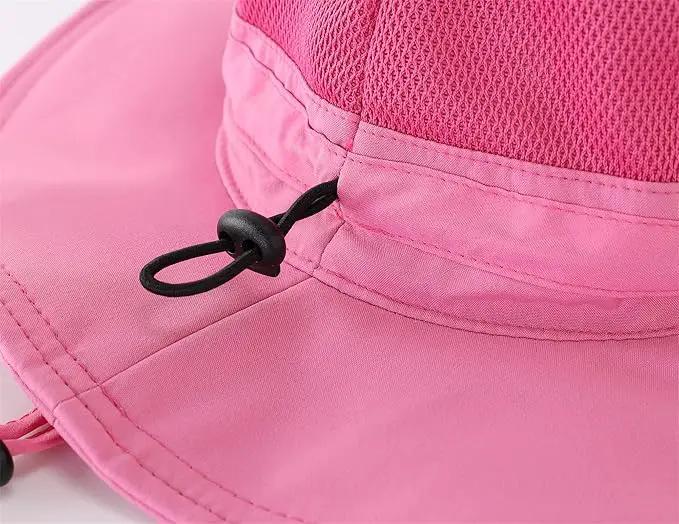 Connectyle Women's UPF 50+ Sun Hat UV Protection Wide Brim Bucket Hat Summer Beach Hats Fishing Hiking Outdoor Safari Hats by GreenHaven Gardens