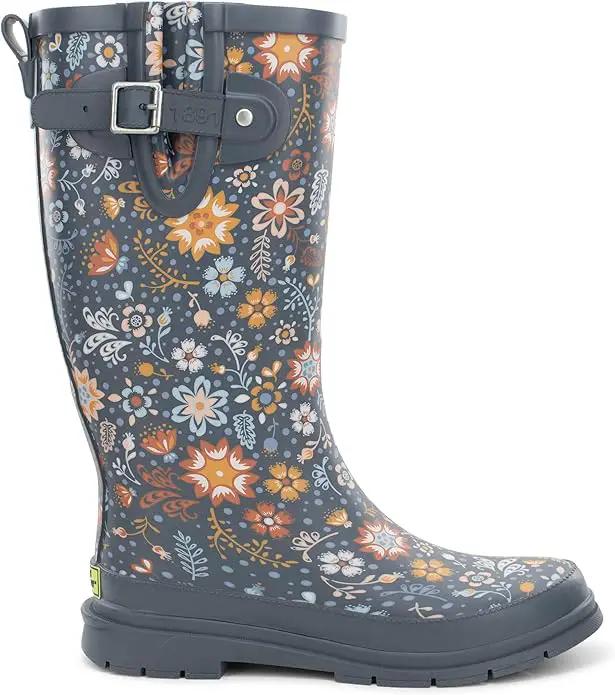 Western Chief Women's Tall Waterproof Rain Boot Outdoor Garden Shoes by GreenHaven Gardens