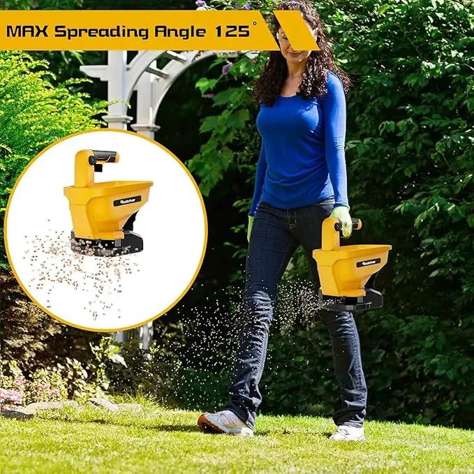 Rozlchar Power Spreader Compatible for Dewalt 20V/60V Battery, Seed Spreader for Year-Round, Covers Up to 5,000 sq. ft.(Tool Only, No Battery) by GreenHaven Gardens