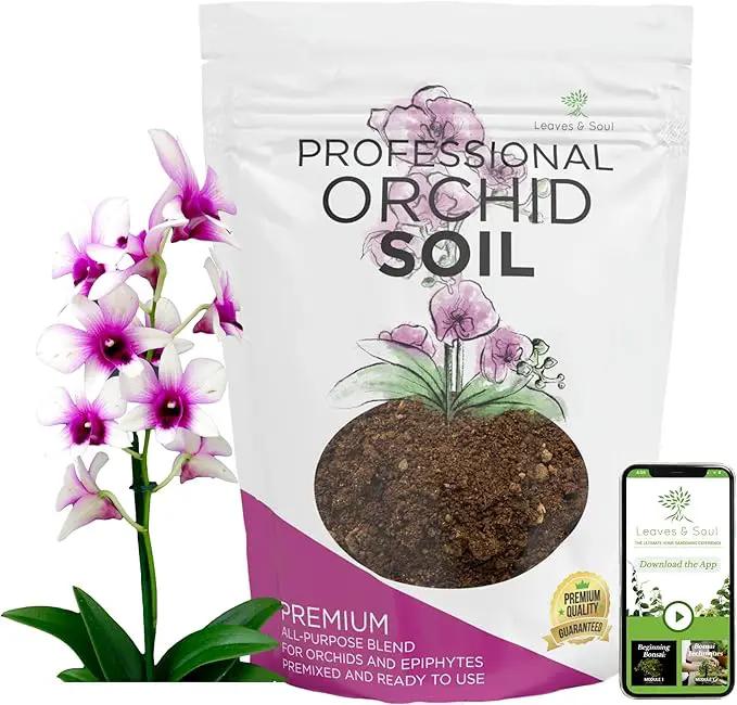 Orchid Soil Premium All Purpose Blend | Large 2.2 Quarts | Ready to Use for Orchids, Bromeliads, Epiphytic Plants | Lava, Calcined Clay and Pinebark | Made in USA by GreenHaven Gardens