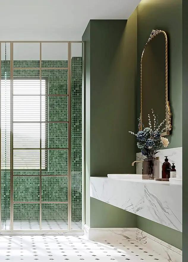 Dimoon 236''x15.7'' Green Skin Peel and Stick Wallpaper Contact Paper Modern Self Adhesive Wall Paper Removable Renter Friendly Textured Solid Color Vinyl Roll (236''x15.7'',Dark Green Skin) by GreenHaven Gardens