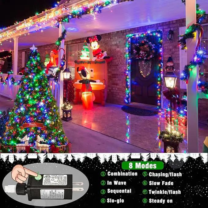 66ft Easter Lights Outdoor Waterproof, 200 LED Pastel Lights for Easter Clear Wire with 8 Modes, Plug in Pastel Fairy String Light for Indoor Outdoor Tree Spring Home Party Garden Decorations by GreenHaven Gardens