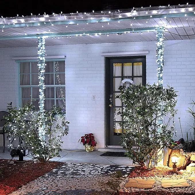 JMEXSUSS 800 LED White Christmas Lights Outdoor, 272ft 8 Modes Christmas Tree Lights Green Wire, Waterproof Led Christmas String Lights for Outside Indoor Xmas Party Tree Decor by GreenHaven Gardens