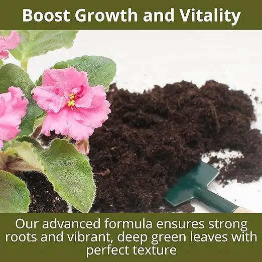 3-1-2 African Violet Fertilizer for Indoor Plants: Liquid Fertilizer with Essential Micronutrients Drops - Plant Food for African Violets (32 OZ) by GreenHaven Gardens