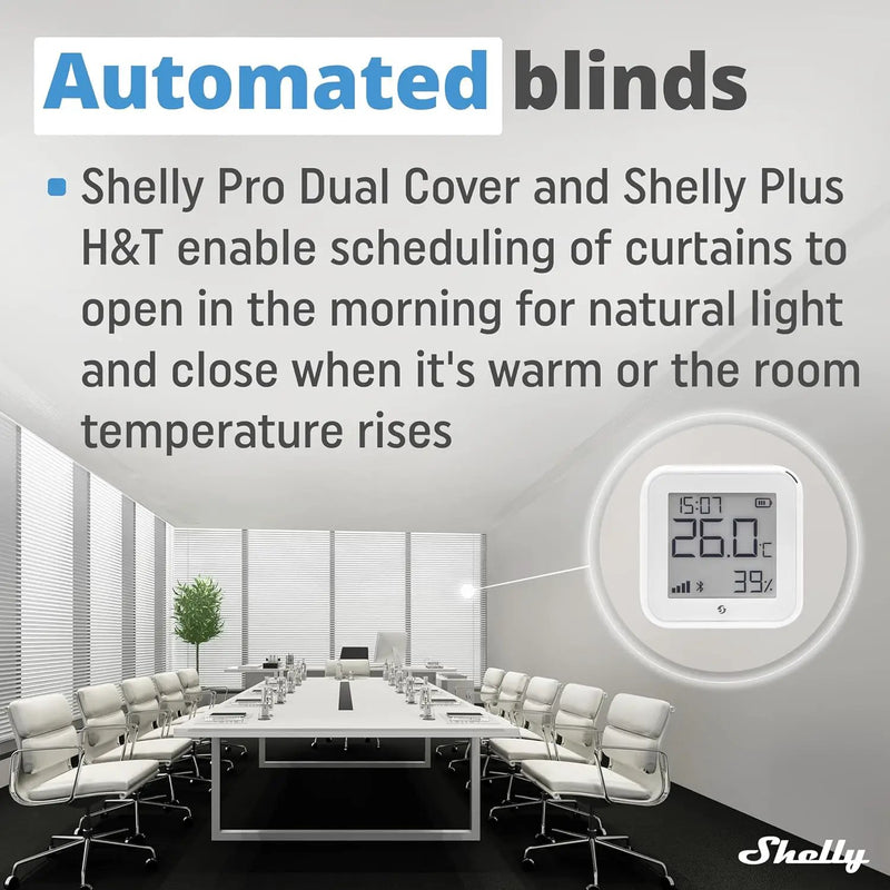 Shelly Pro Dual Cover/Shutter PM | LAN and Wi-Fi Connection, Professional DIN Rail Smart Dual Cover/Shutter Controller with 2 Covers 16 A Each | Home Automation | Precise Power Metering by GreenHaven Gardens