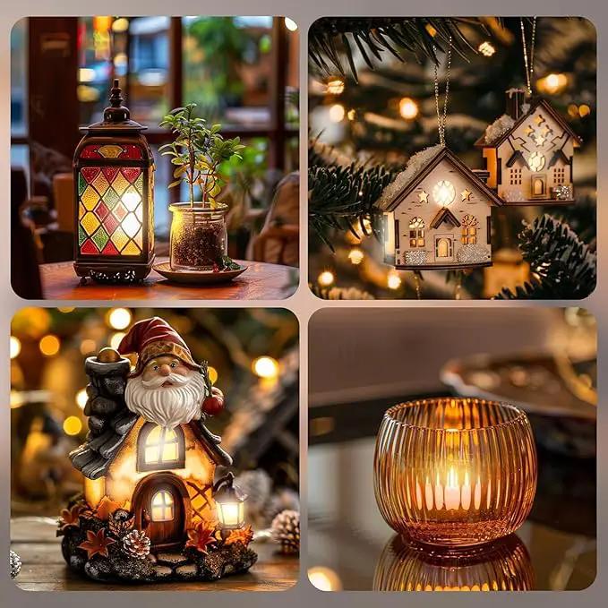 LED Tea Lights Candles- 24Pack Flameless Candles Realistic and Bright Flickering Long Lasting 200Hours for Holiday Celebration,Party, Home Decoration WarmWhite,Battery Operated by GreenHaven Gardens